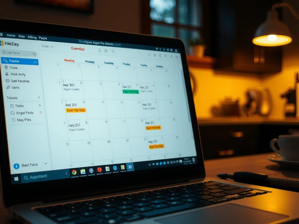 Kalender Ansicht Online Beratung